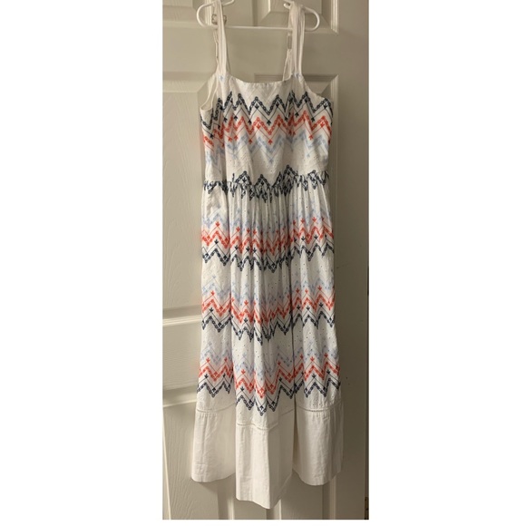 Sabina Musayev White Embroidered Fiji dress XL - Picture 8 of 9